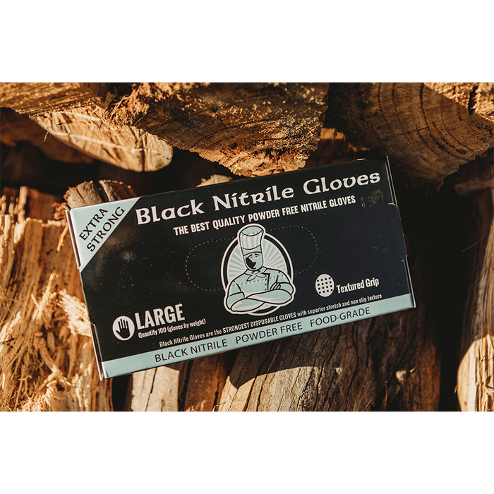 Black Nitrile Gloves