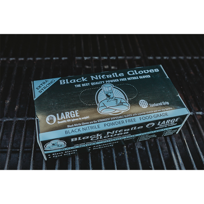 Black Nitrile Gloves
