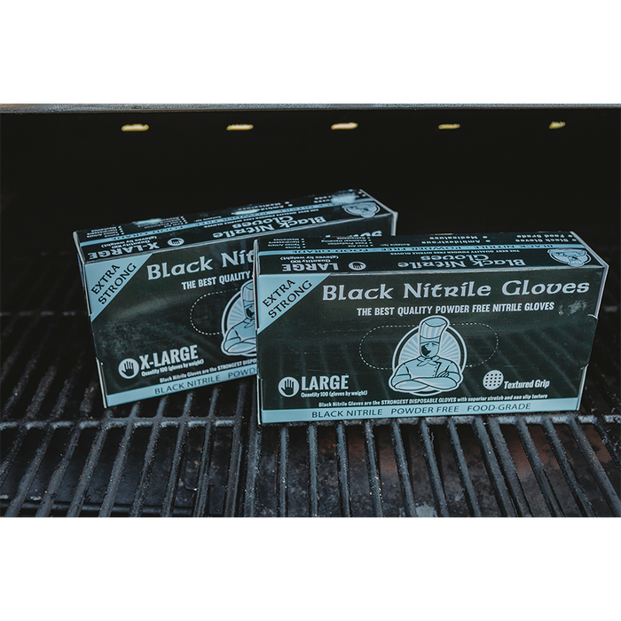 Black Nitrile Gloves