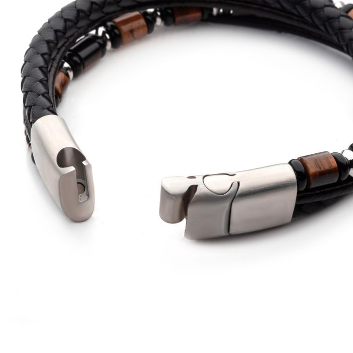 Black Onyx & Tiger's Eye Bracelet - Eternity Diamonds