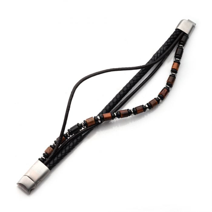 Black Onyx & Tiger's Eye Bracelet - Eternity Diamonds