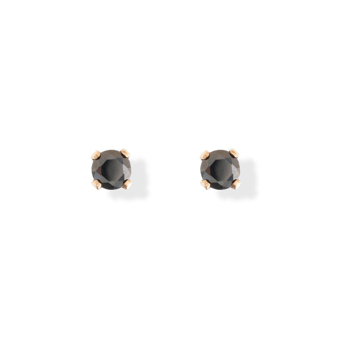 Black Solitaire Studs - Le Serey
