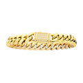 Brazalete Cubana IP 18K - Eternity Diamonds