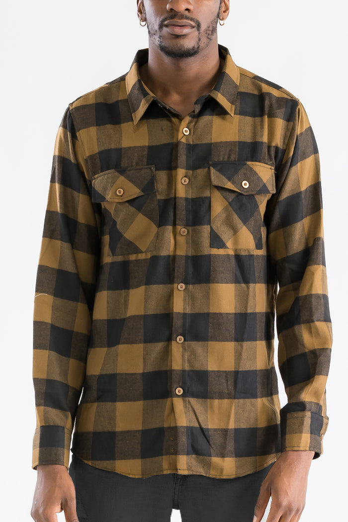 Brushed Flannel Shirt