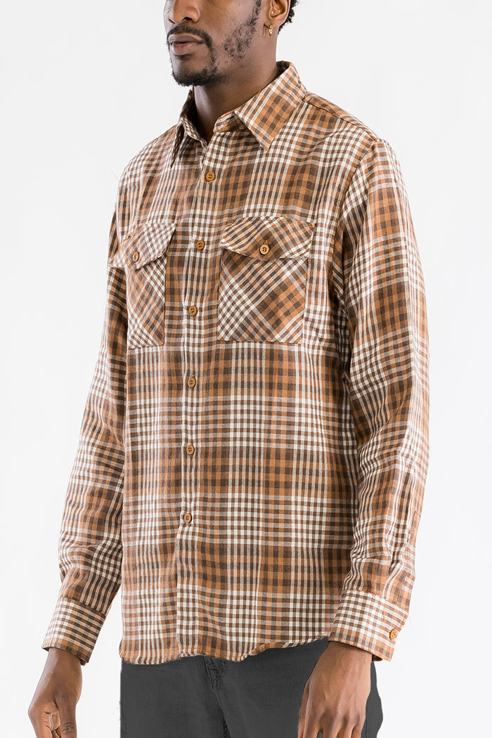 Brushed Flannel Shirt