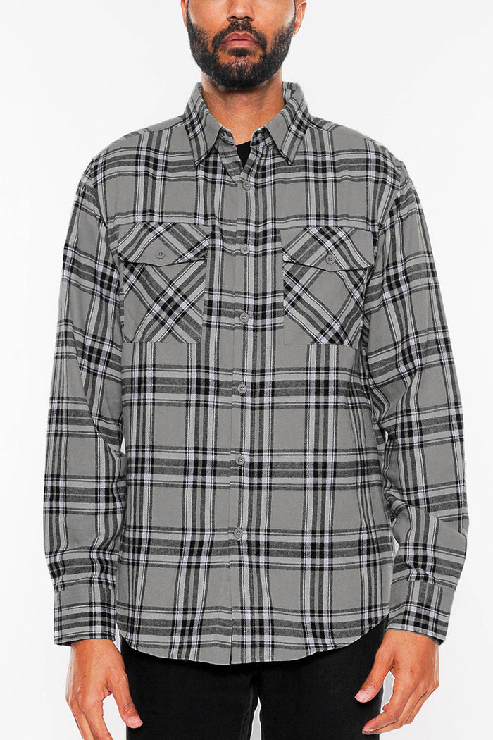 Brushed Flannel Shirt