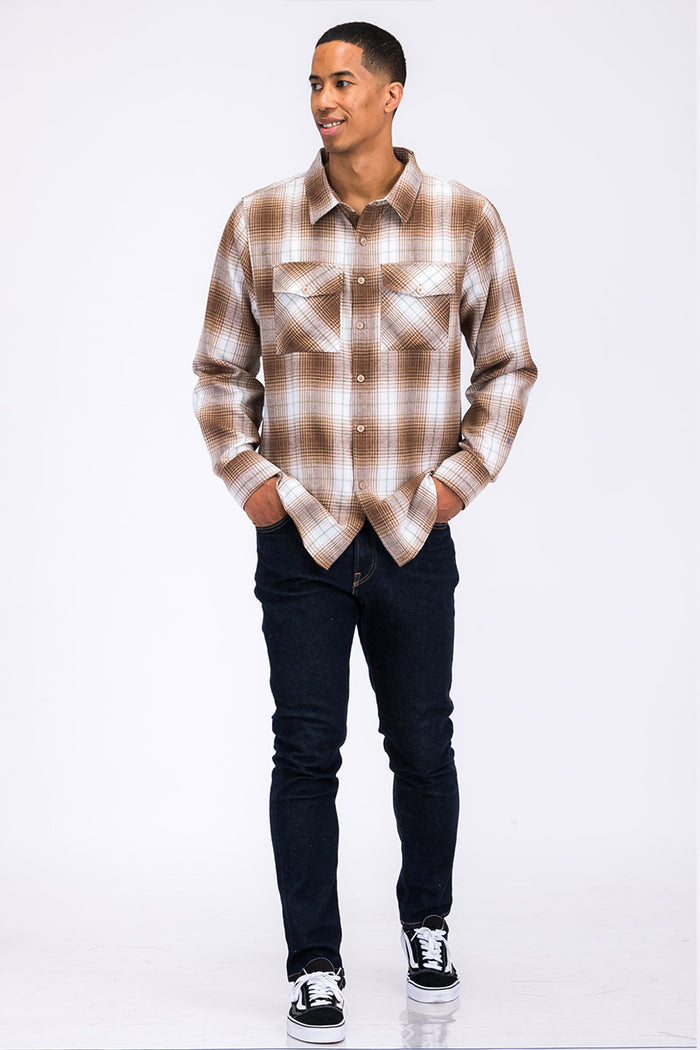 Brushed Flannel Shirt