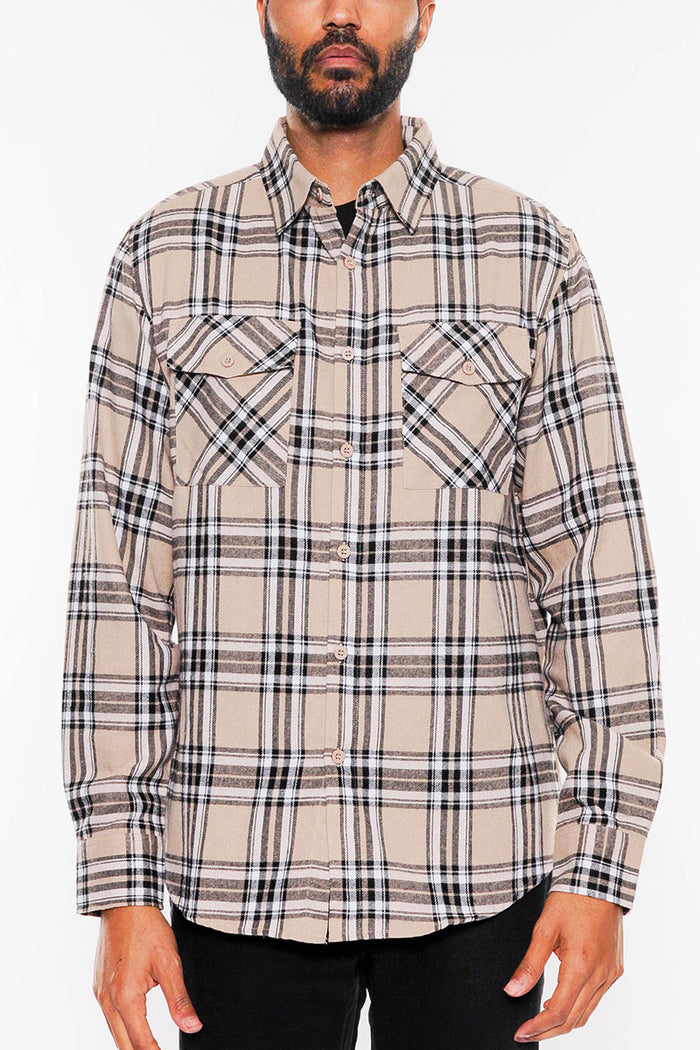 Brushed Flannel Shirt