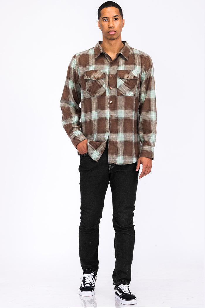 Brushed Flannel Shirt