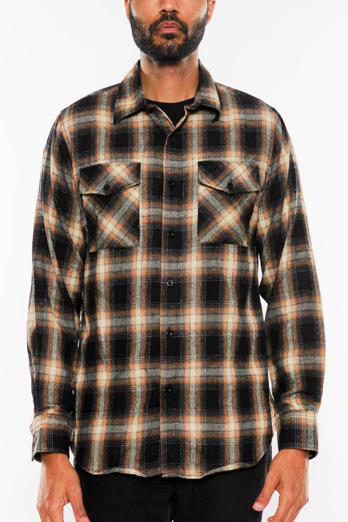 Brushed Flannel Shirt