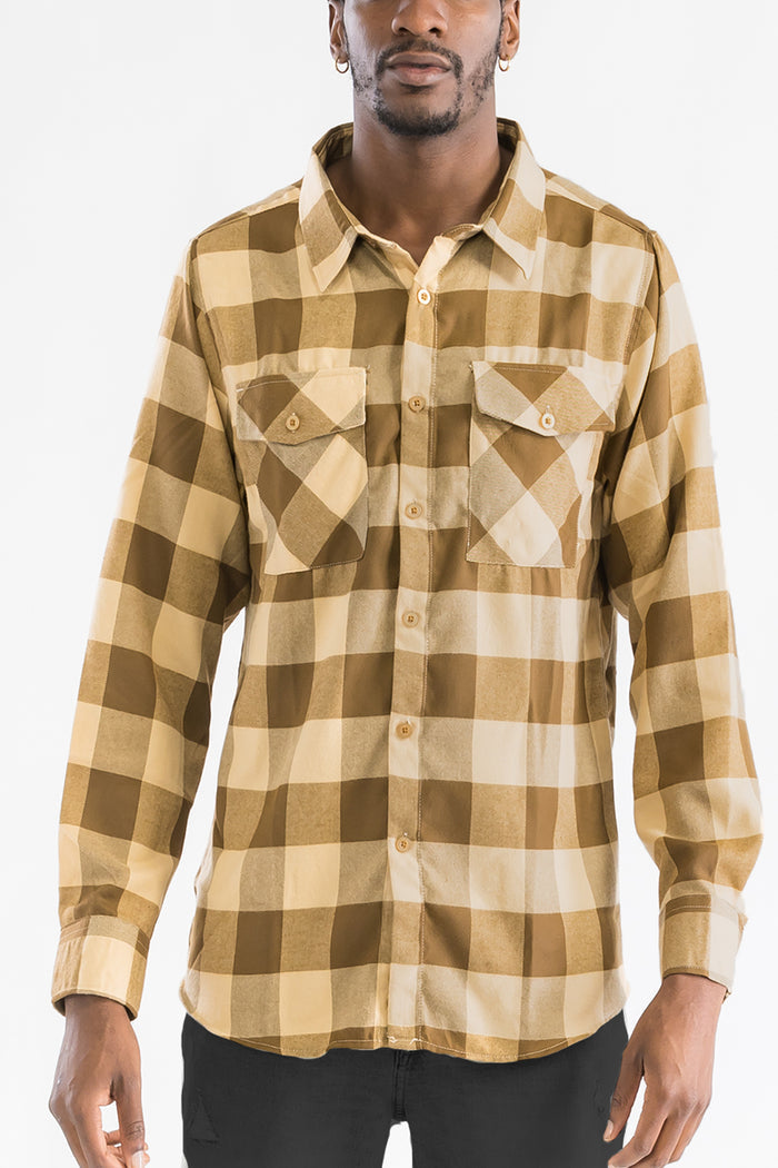 Brushed Flannel Shirt