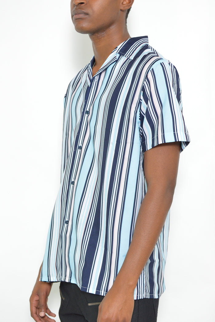 Bruxon Striped Print Shirt