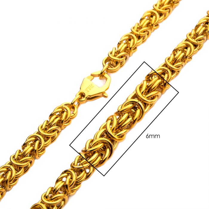 Cadena Rey Bizantino Inox - Eternity Diamonds
