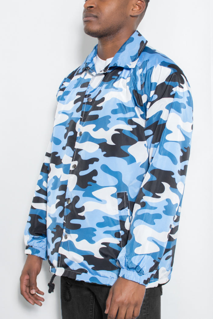 Camo Coachs Jacket