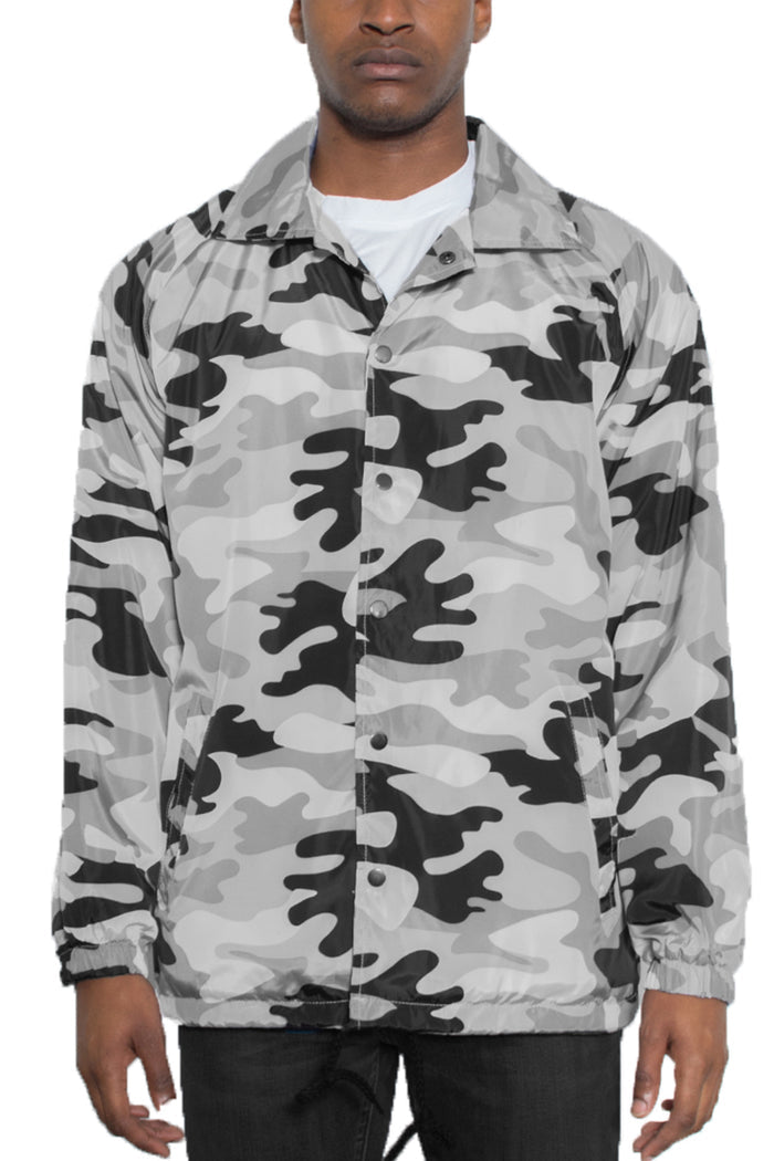 Camo Coachs Jacket