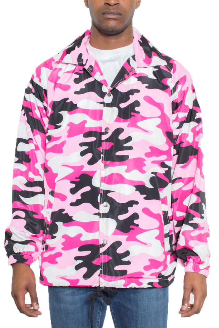 Camo Coachs Jacket
