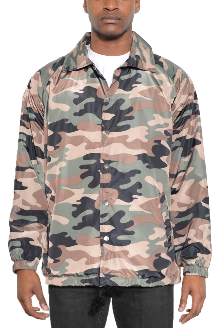 Camo Coachs Jacket