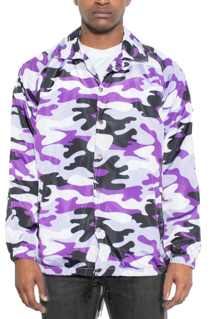 Camo Coachs Jacket