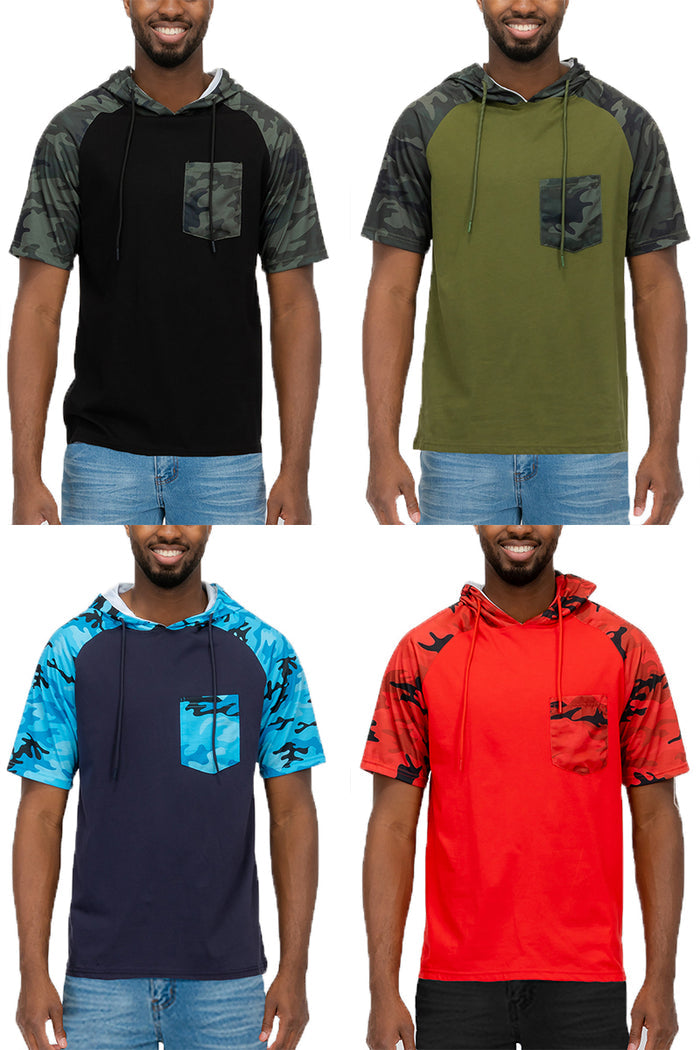 Camo Pocket Hooded Tee