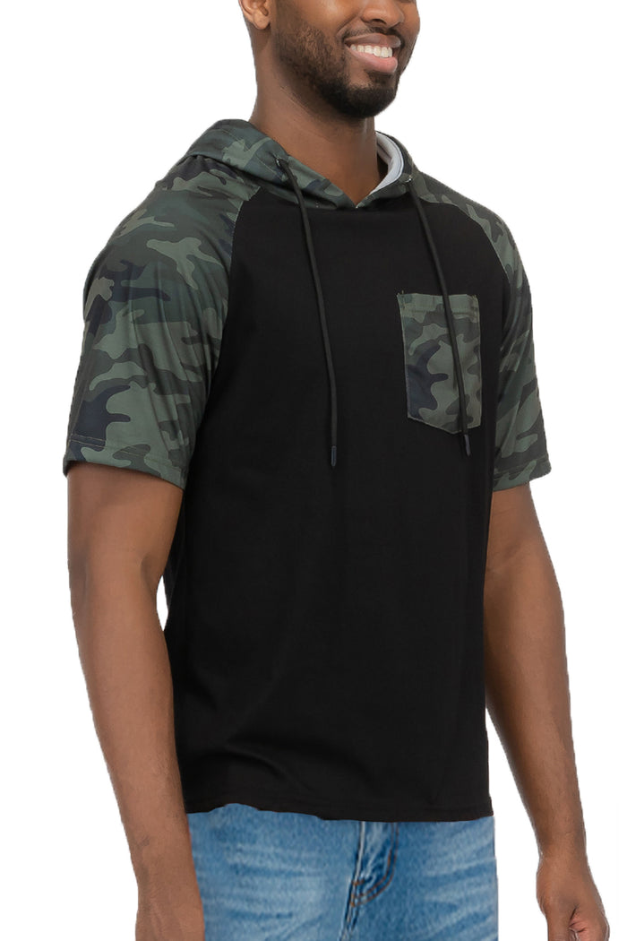 Camo Pocket Hooded Tee