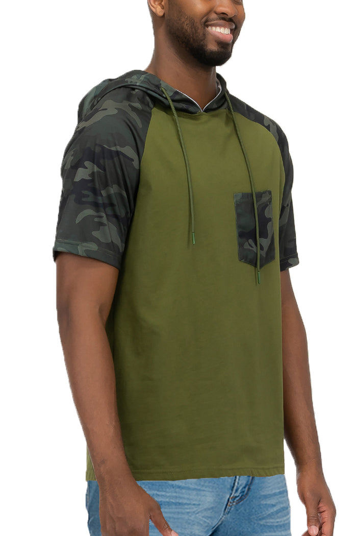 Camo Pocket Hooded Tee