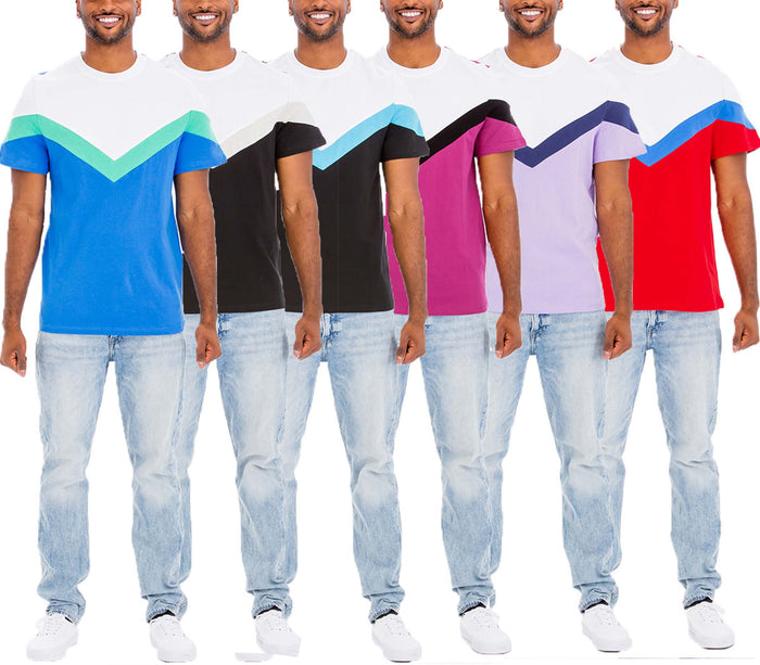Chevron Color Block Shirt