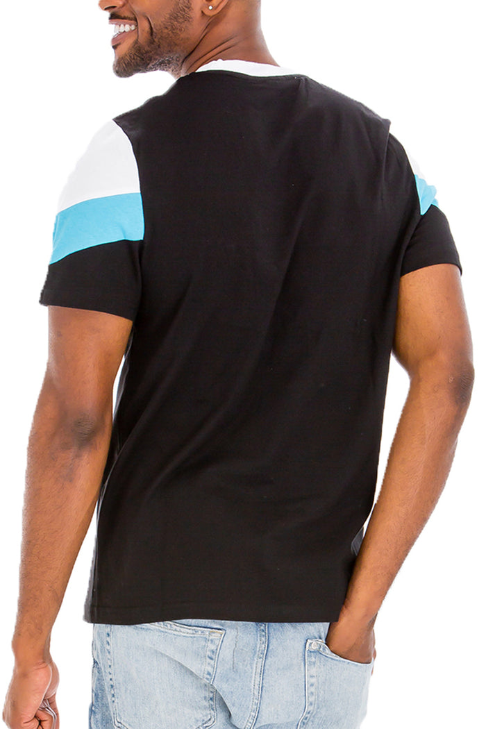 Chevron Color Block Shirt