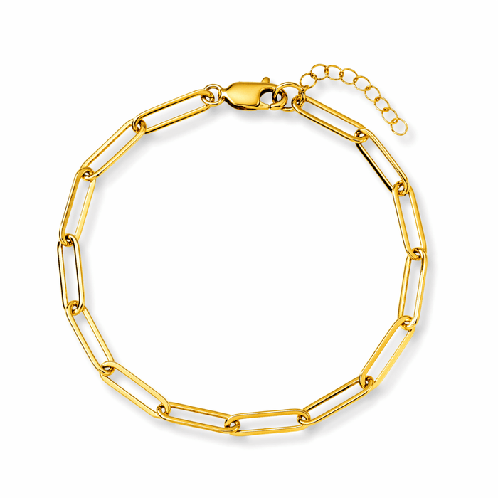 Chunky paperclip bracelet - Le Serey