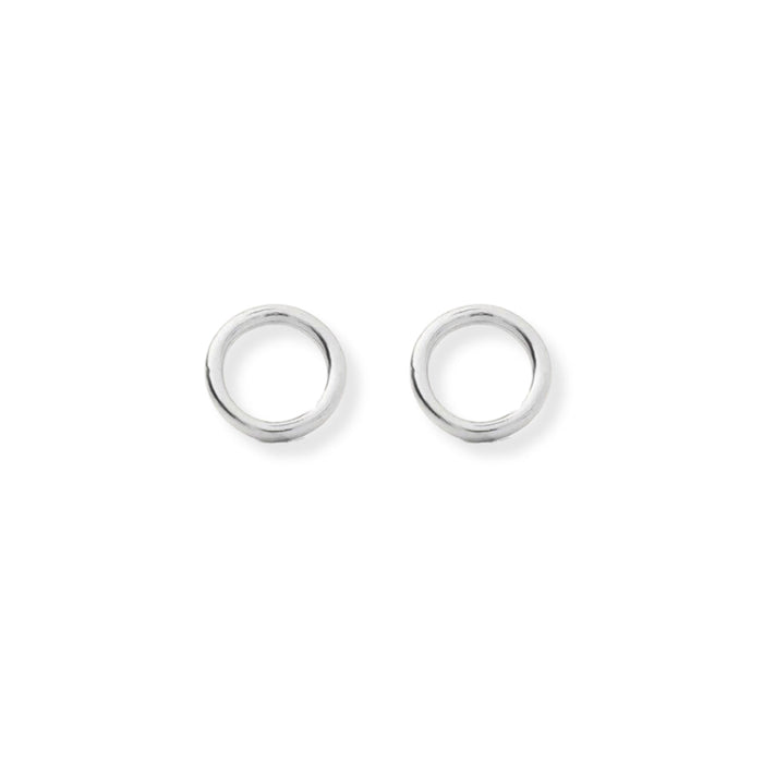 Circle Silhouette Gold Studs - Le Serey