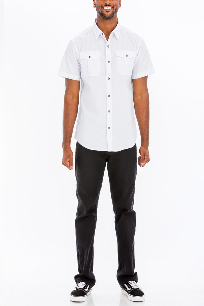 Classic Two Pocket Button Down