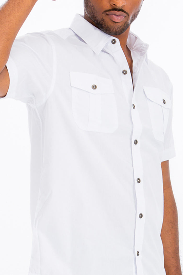 Classic Two Pocket Button Down