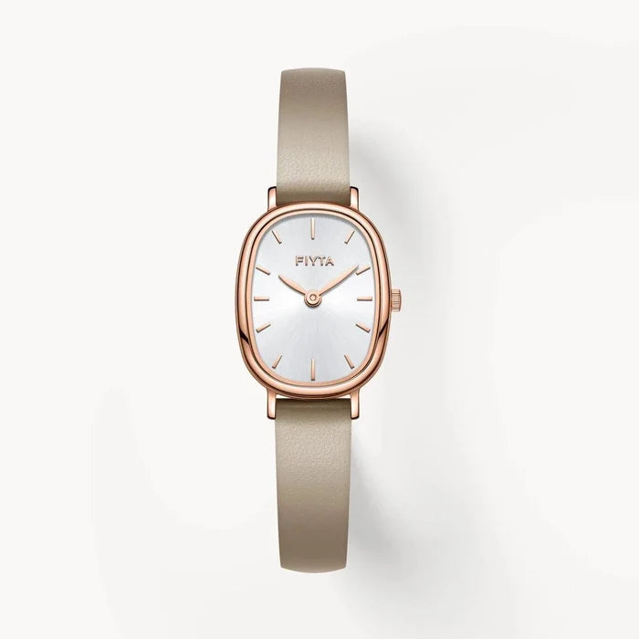 White Dial / Grey Strap