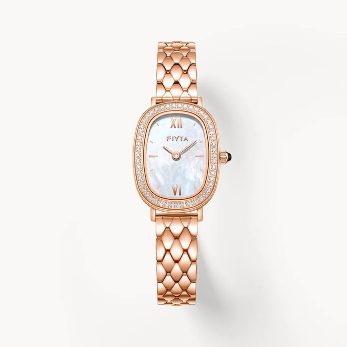 White Dial / Rose Gold Strap