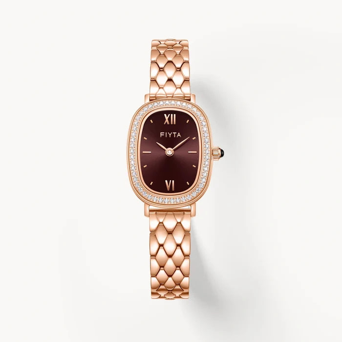 Brown Dial / Rose Gold Strap