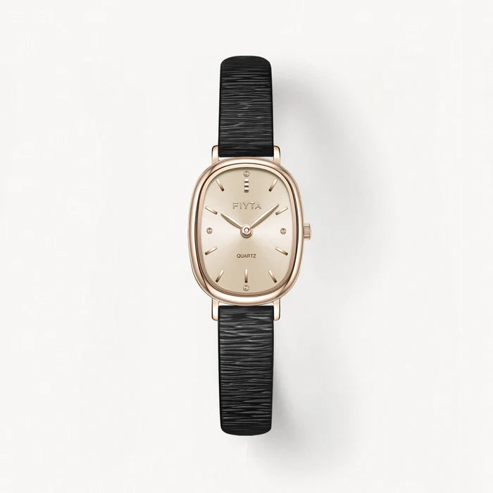 Gold Dial / Black Strap