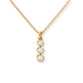 CZ Diamond Bar Necklace - Le Serey