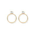 CZ Studs + Ear Jacket - Le Serey