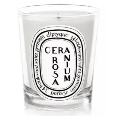 Diptyque Geranium Rosa Candela 190 gr Alla Violetta Boutique