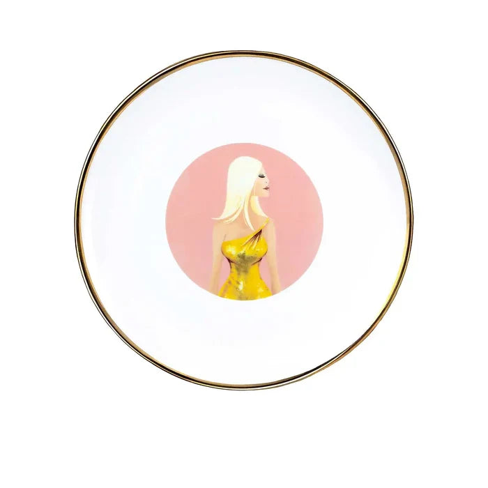 Donatella 2022 plate - Who Icons - piatti - WHO ICONS - Alla Violetta Boutique