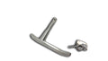 Door Handle Assembly to suit Mazona Ripley 4 5 & 8 kW on white background