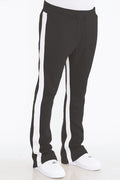 Dual Stripe Stacked Track Pants