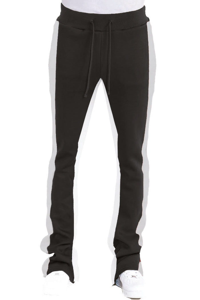 Dual Stripe Stacked Track Pants