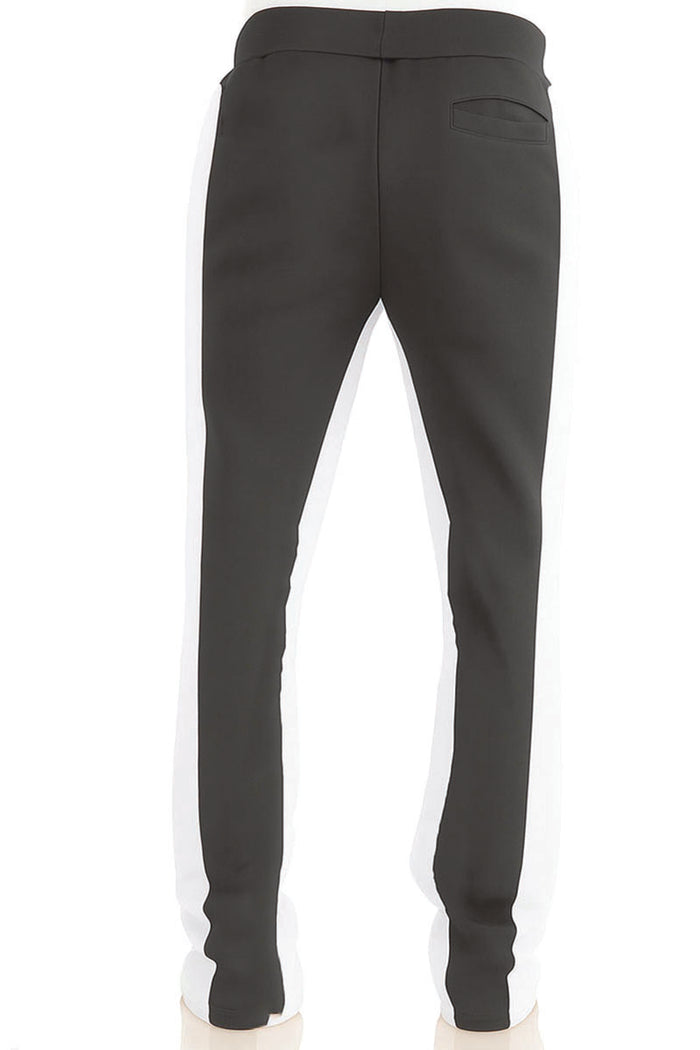 Dual Stripe Stacked Track Pants
