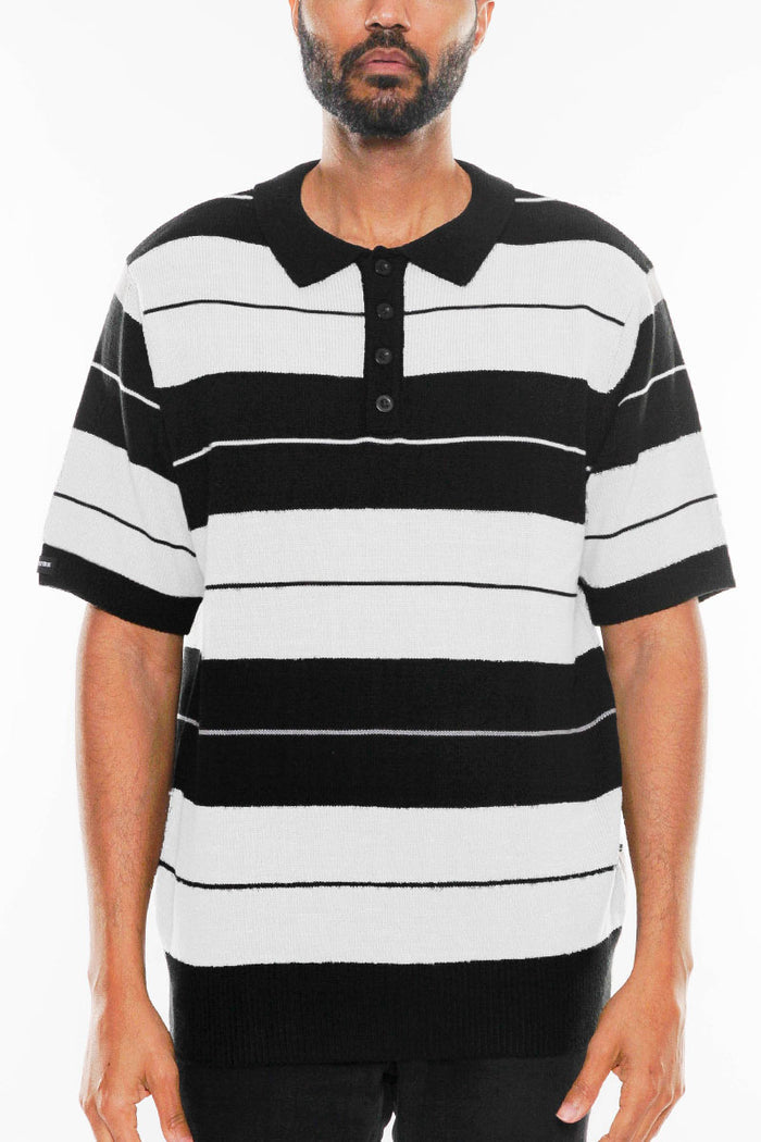 East Side Striped Polo Shirt