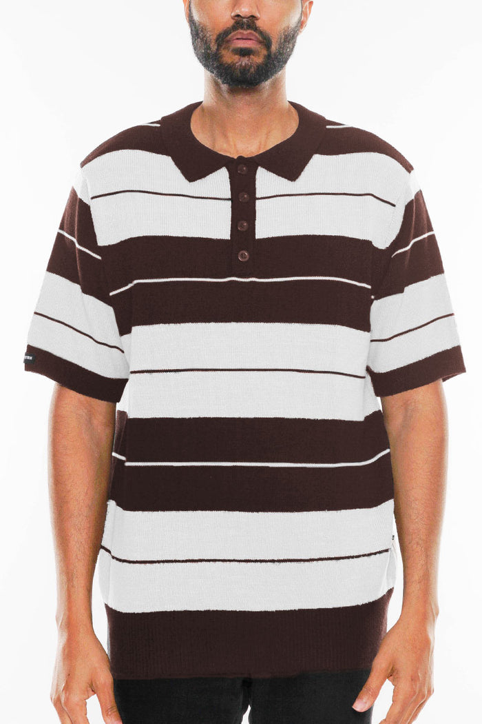 East Side Striped Polo Shirt