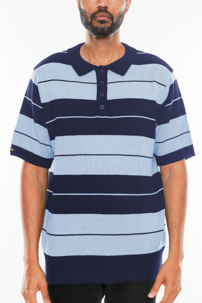 East Side Striped Polo Shirt