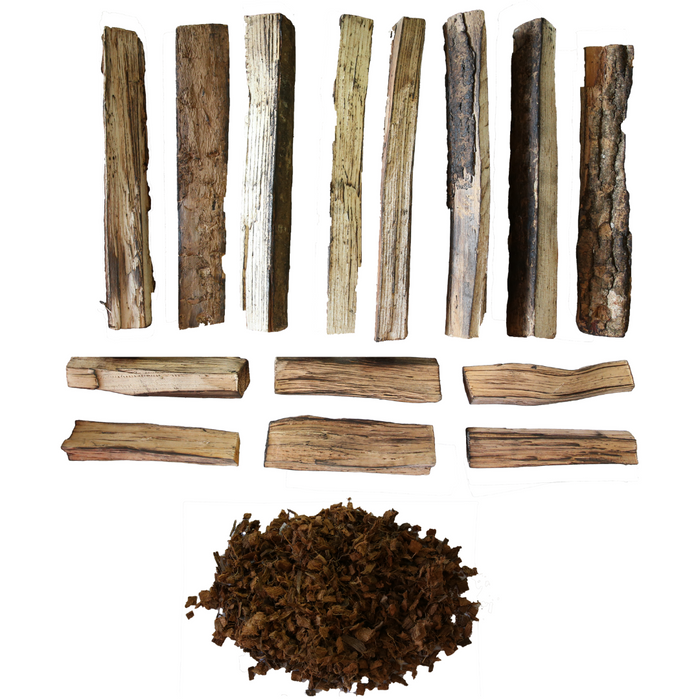 real effect logs for electric fire on white background