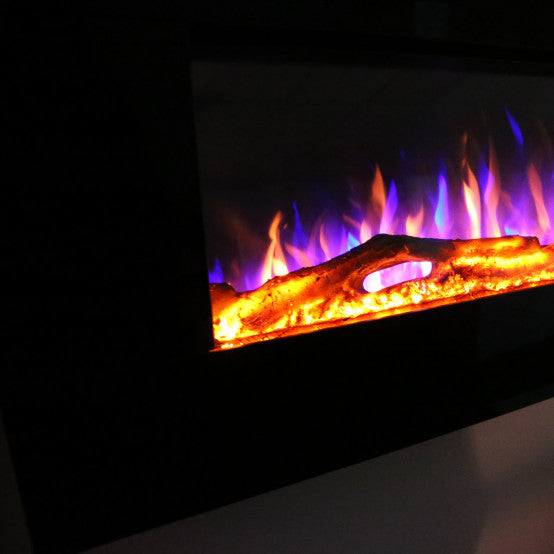 Zara electric fire in use
