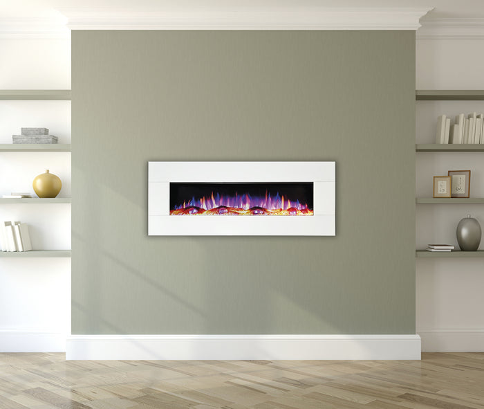 Ezee Glow XL Zara White Glass Frame