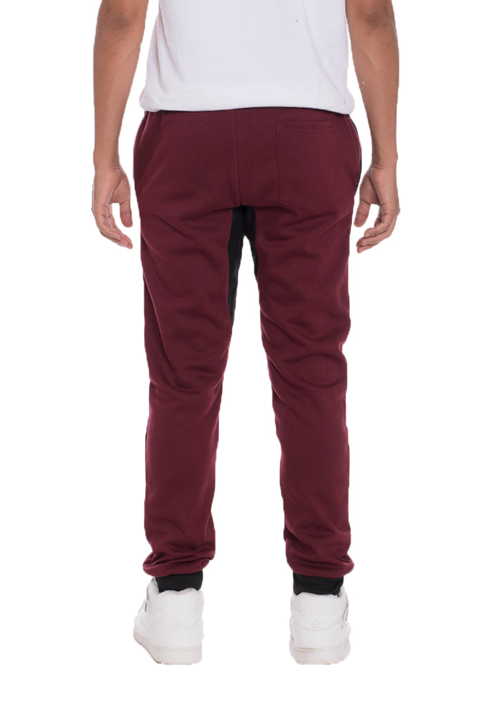 Faux Zip Moto Sweats